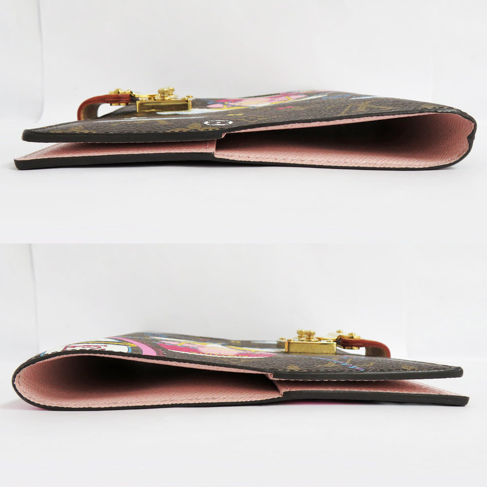 Louis Vuitton Monogram Quartz Carnival Book Cover Viviane Viewing Car Pink Little