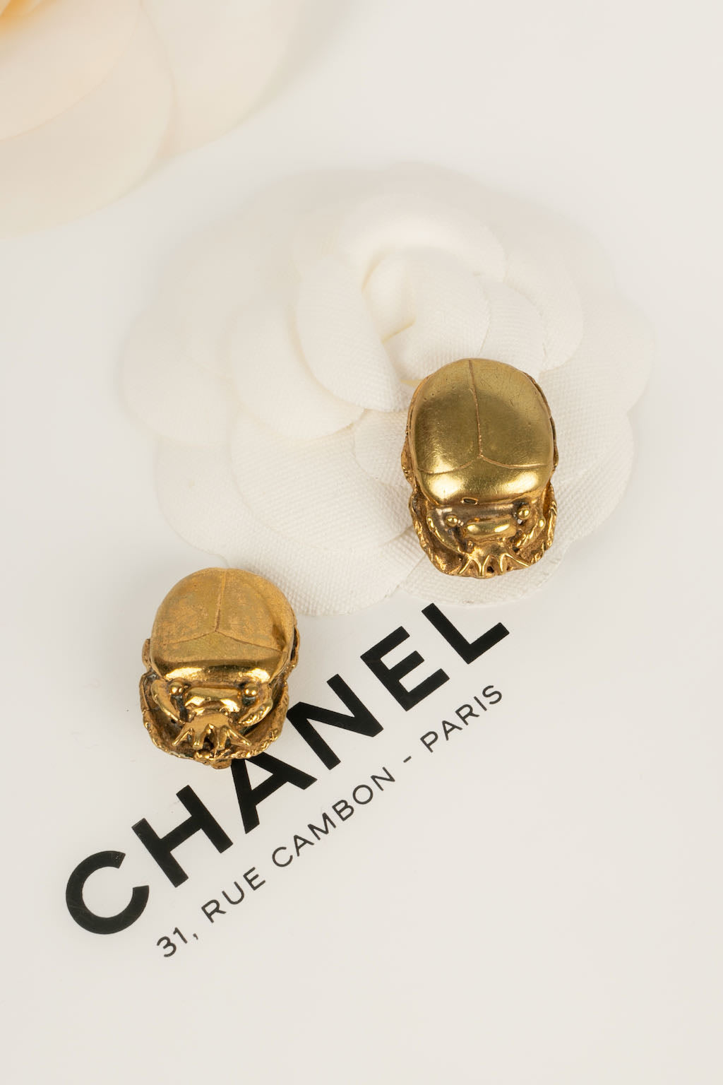 Boucles d'oreilles "ScarabÃƒÆ’Ã‚Â©e" Chanel