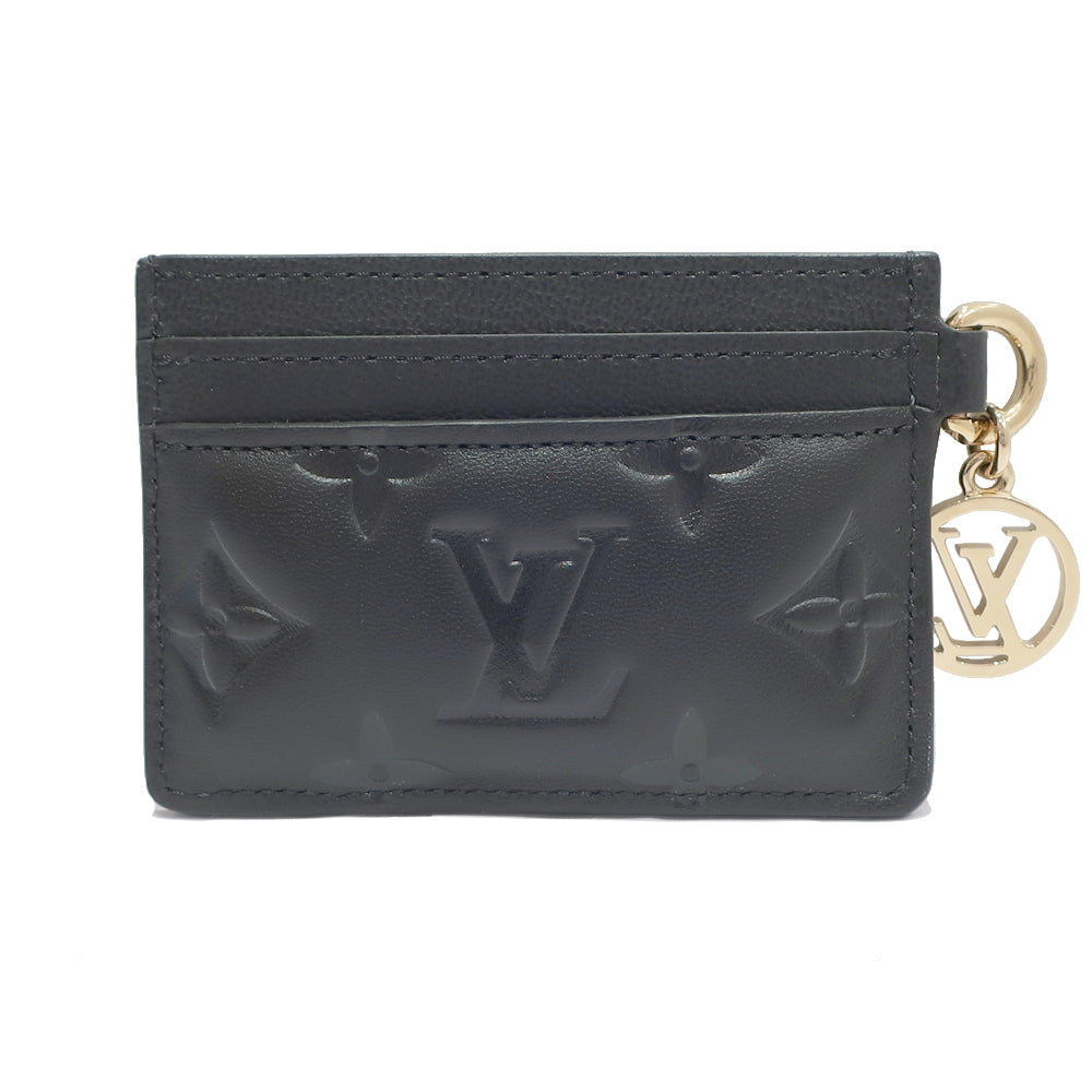Louis Vuitton Porte Jaeger Le Coultre M82748 Monogram Black Black G Card Box  Women Box  Bag