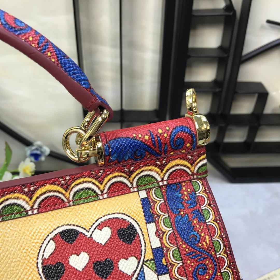 GLAMI 90s Sicily Bag With Logo Print Multicolor For Women 10.2in/26cm GLAMI