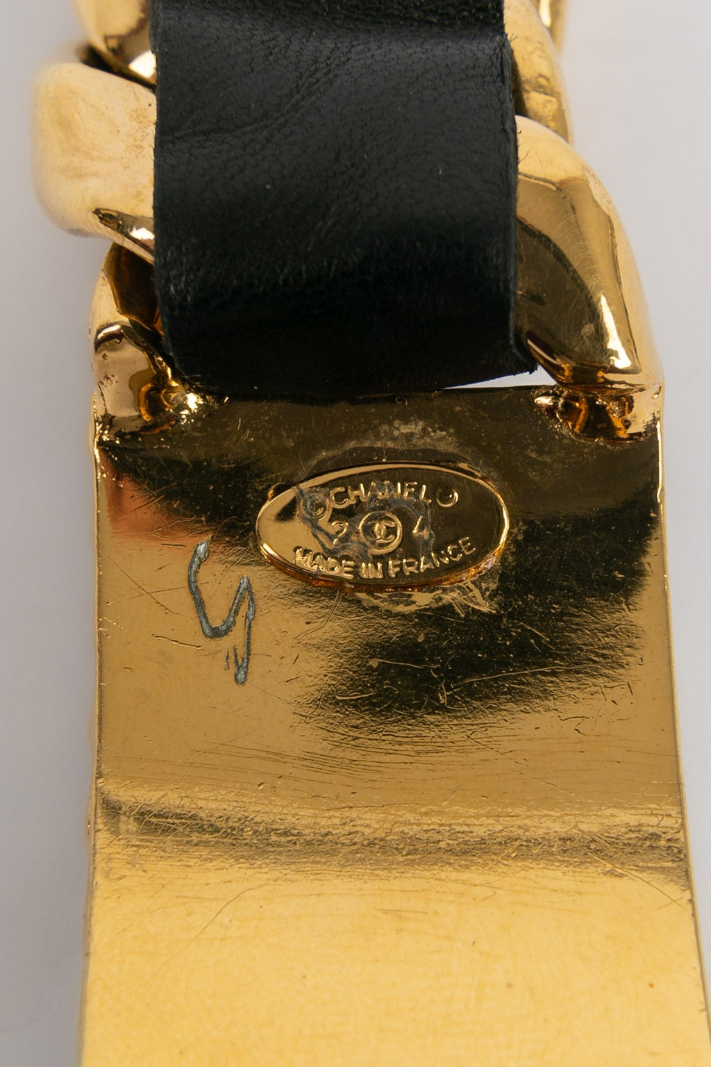 Bracelet en cuir Chanel