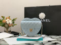 CHLMini Heart Bag Grey For Women 7in/18cm AS3191 B07958