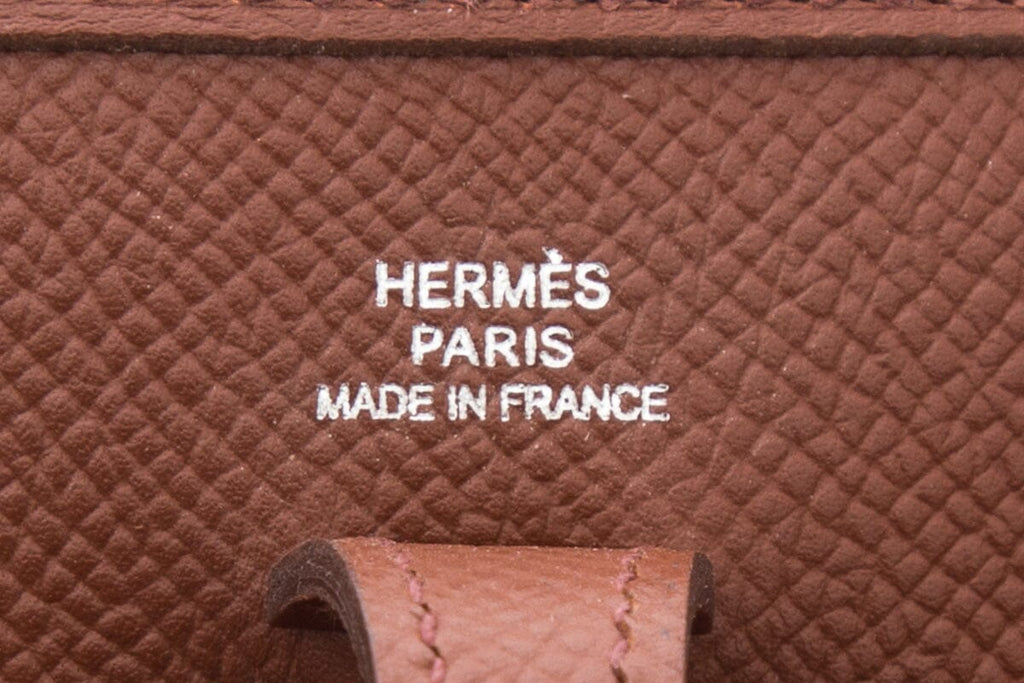 HermÃƒÆ’Ã‚Â¨s Brown Mini Evelyne (TPM) Handbag