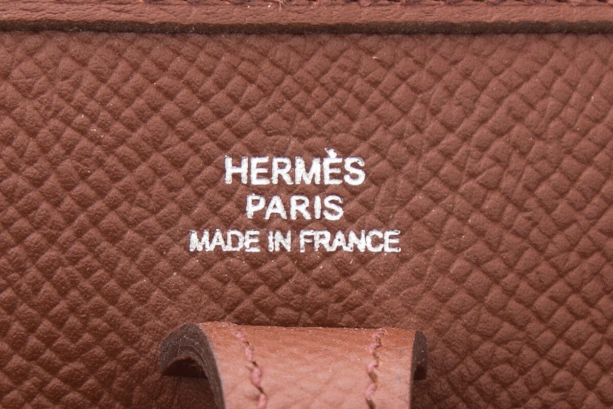 HermÃƒÆ’Ã‚Â¨s Brown Mini Evelyne (TPM) Handbag