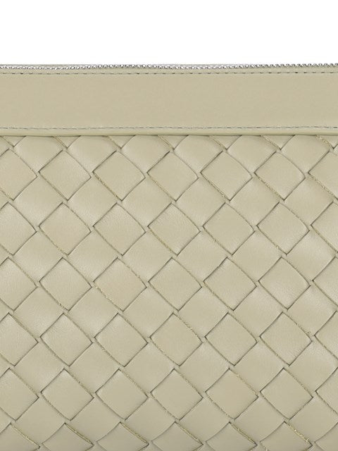Bottega Veneta Men "Classic Intrecciato Duo" Shoulder Bag