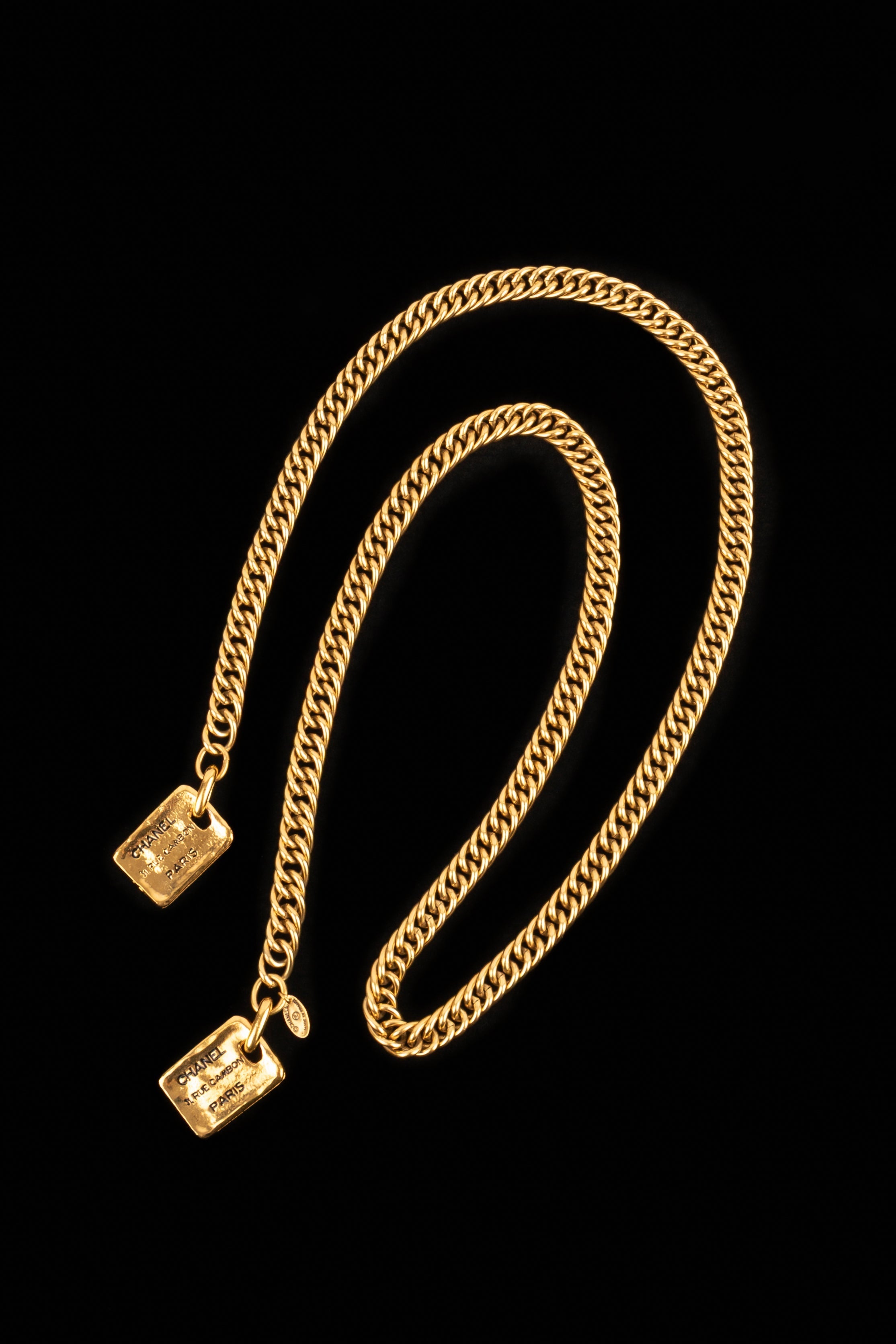 Collier cravate Chanel