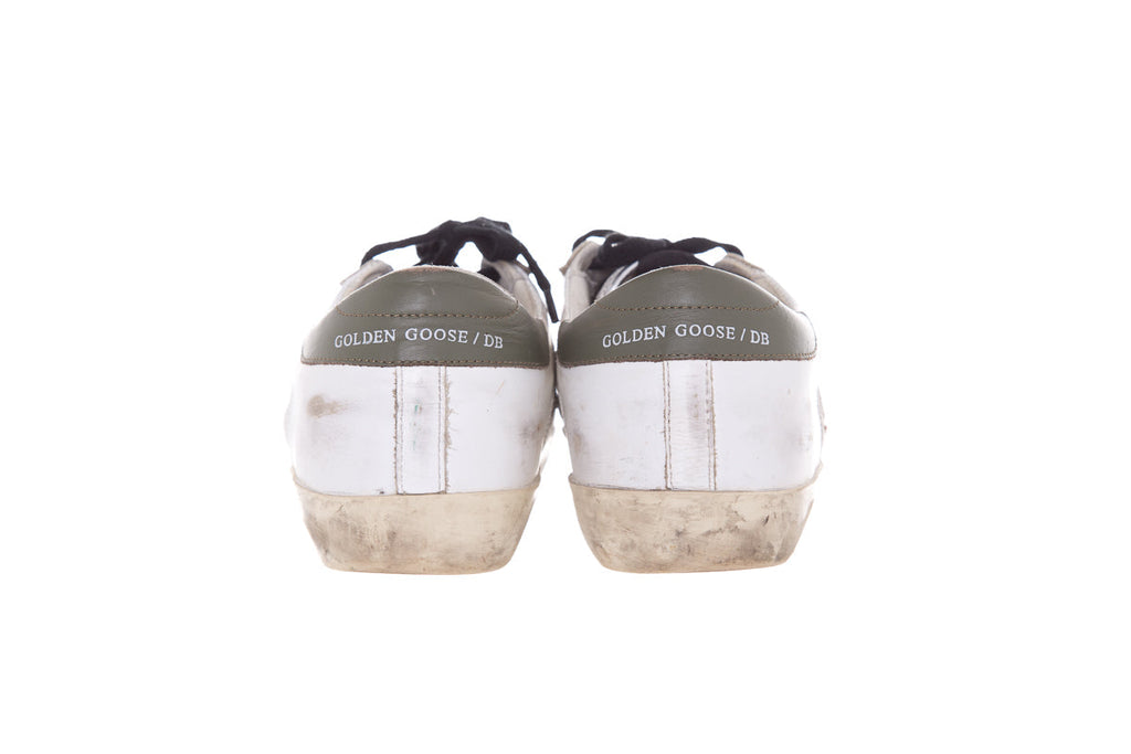 Golden Goose White & Multi Giltter Sneakers  SZ 38