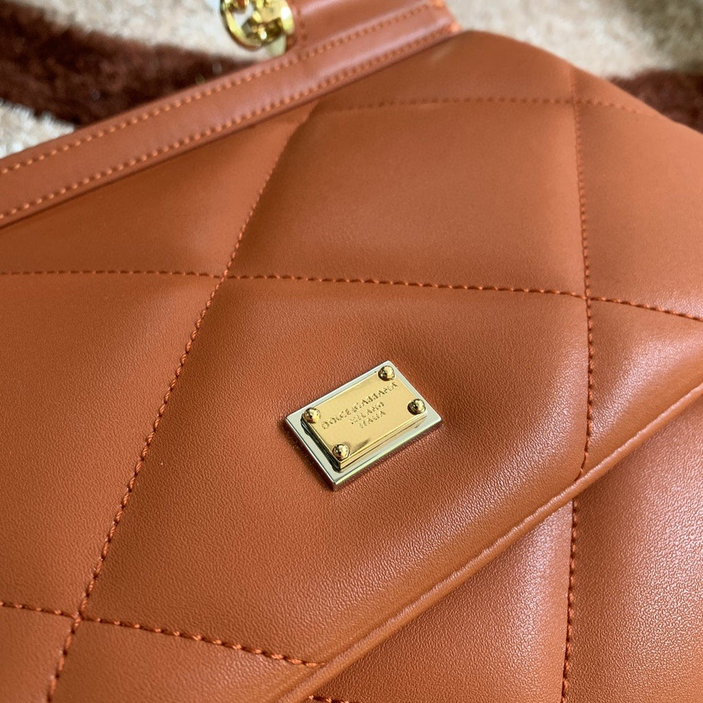 GLAMI MeGLAMIum Sicily Bag In Quilted Brown For Women 10.2in/26cm GLAMI GLAMI6002AW5918N131