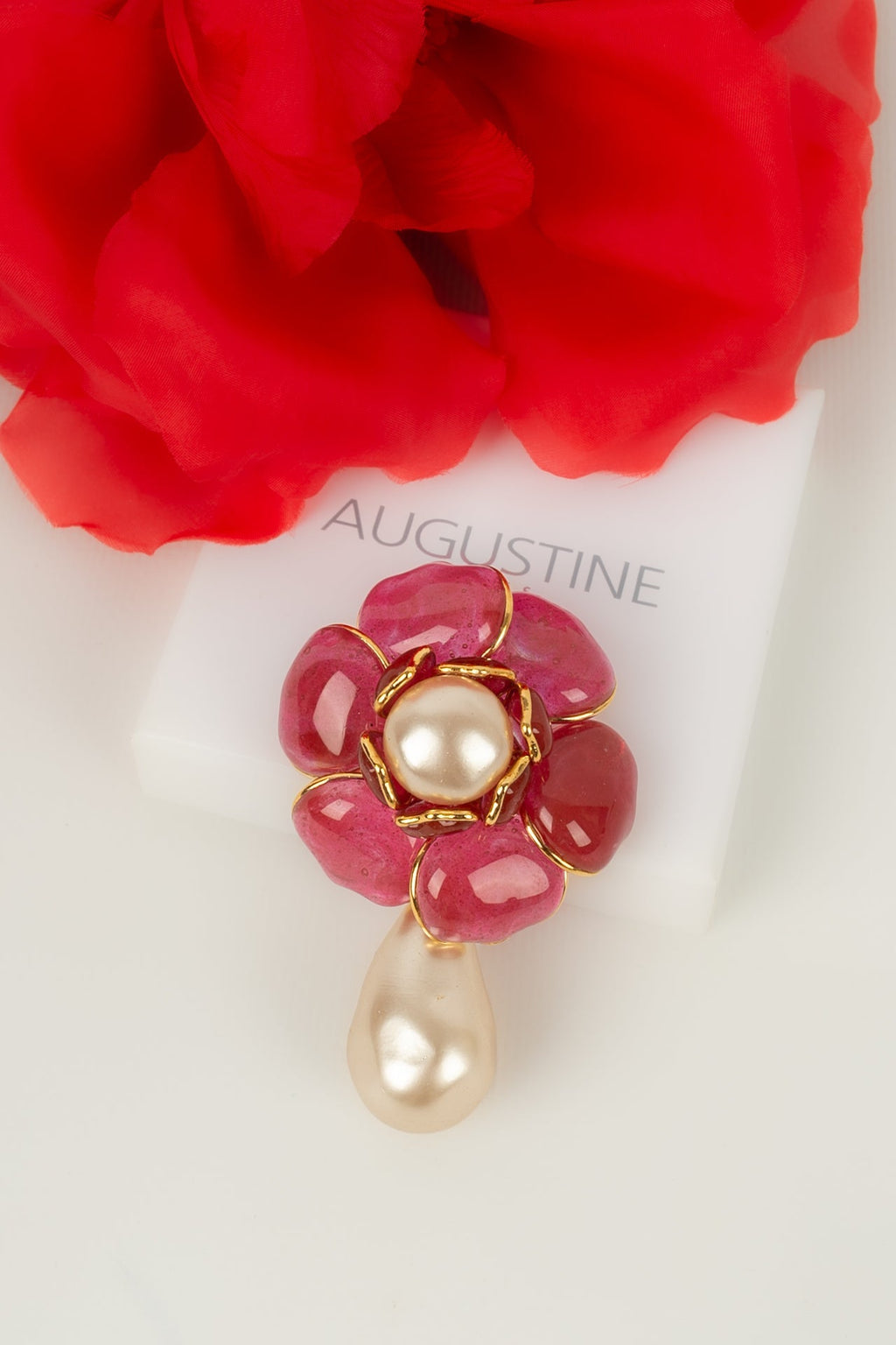 Broche / pendentif fleur Augustine