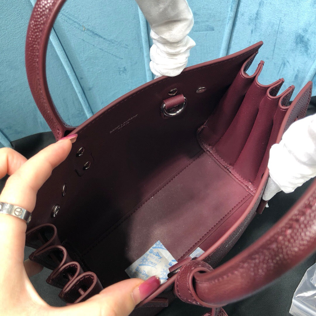GLAMI Sac De Jour Nano Burgundy For Women 8.6in/22cm YSL