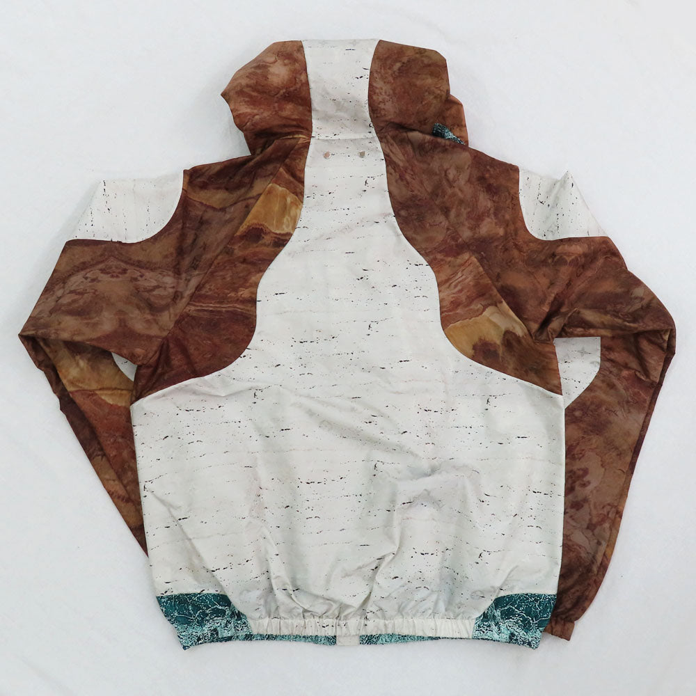 Louis Vuitton Monogram Marble Wind Breaker 46 Nylon Jacket Grey Brown Green Multicolor  Apparel Dress  Beauty