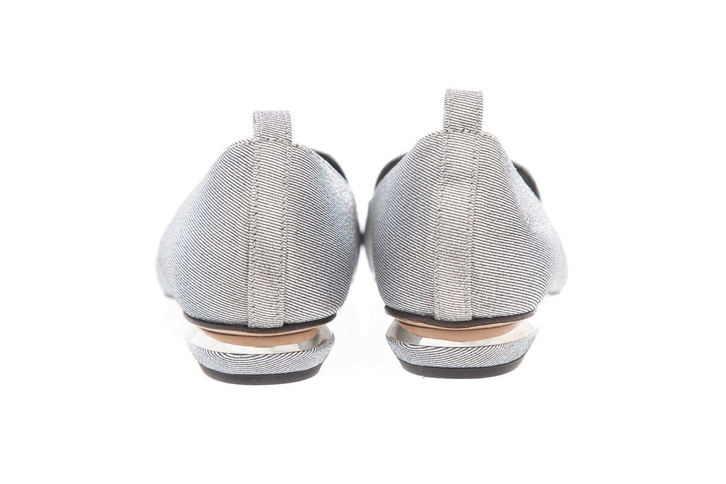 Nicholas Kirkwood Silver Flats SZ 39
