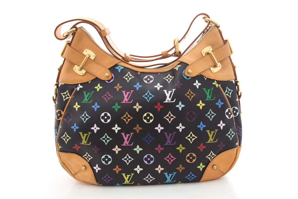 Louis Vuitton Multicolor Greta Black Handbag