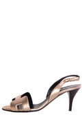 HermÃƒÆ’Ã‚Â¨s Metallic Constance Slingbacks SZ 37.5