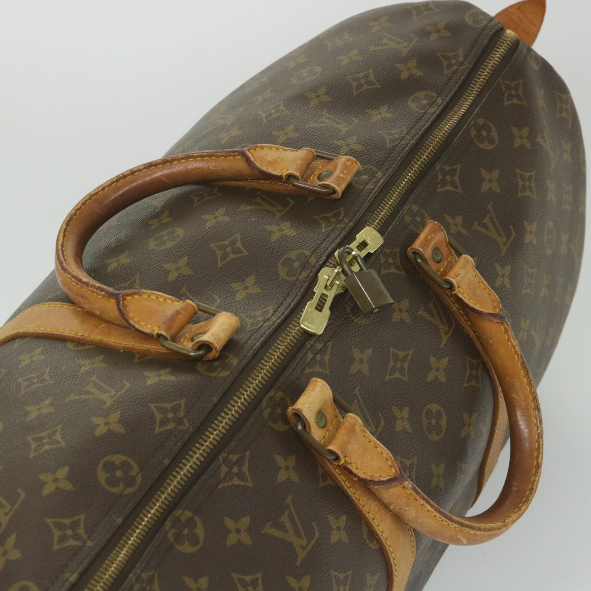 Louis Vuitton Keepall 50  Canvas Travel Bag ()