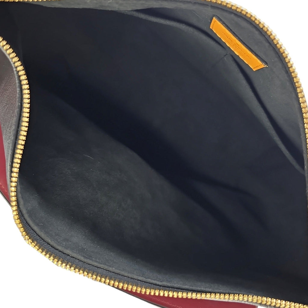 Louis Vuitton Damier Ebene Black Calfskin Maida Hobo