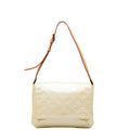 Louis Vuitton Monogram Vernis Thompson Street Shoulder Bag M91203 Pearl White Patent Leather  Louis Vuitton