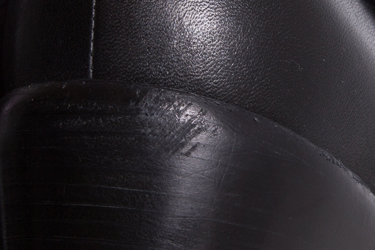 Cole Haan Black Wedge Boots SZ 10