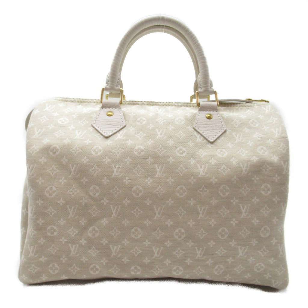 Louis Vuitton Louis Vuitton Speedy 30 Handbag PVC Coated Canvas Monogram Mini Run  White M95319