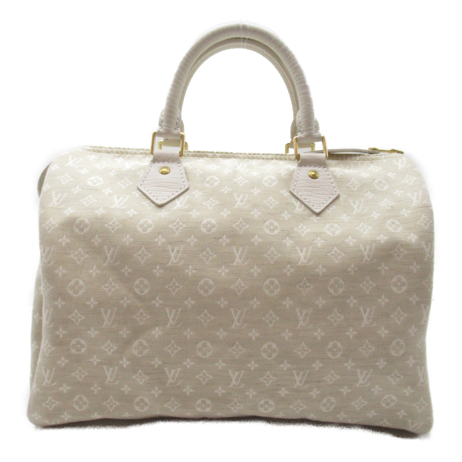Louis Vuitton Louis Vuitton Speedy 30 Handbag PVC Coated Canvas Monogram Mini Run  White M95319