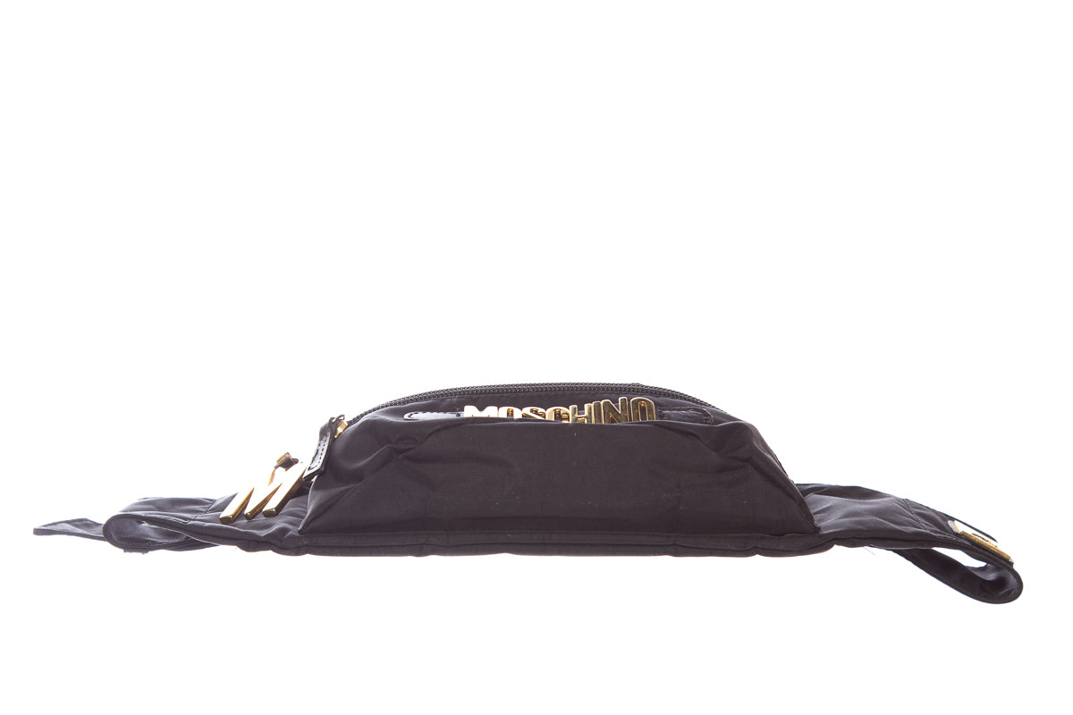 Moschino Black Waist Bag