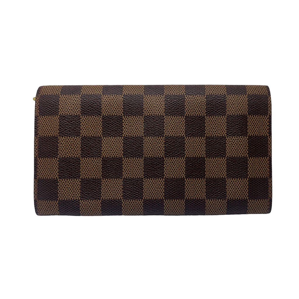 Louis Vuitton Vintage Damier Ebene Canvas Sarah Wallet
