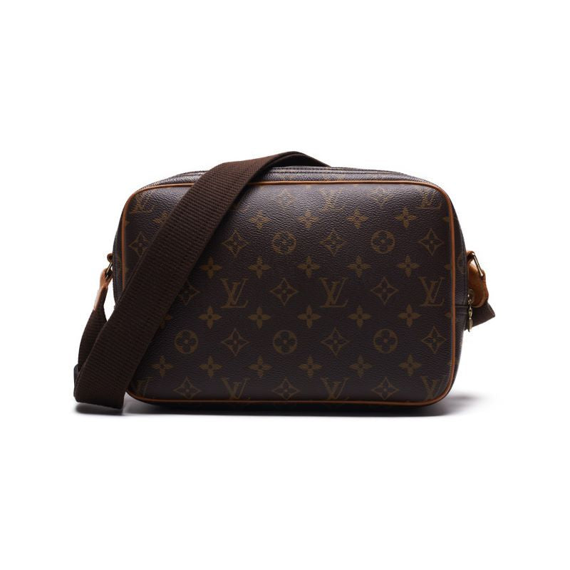 LOUIS VUITTON Monogram Reporters PM Shoulder Bag Monograms Brown  Shoulder Bag  Shoulder Bag Ladies Hybrid Bag  Delivery