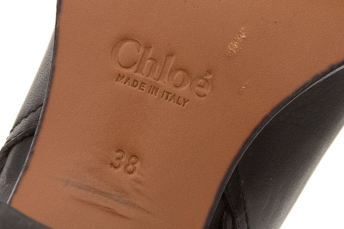 Chloe Black Boots SZ 38