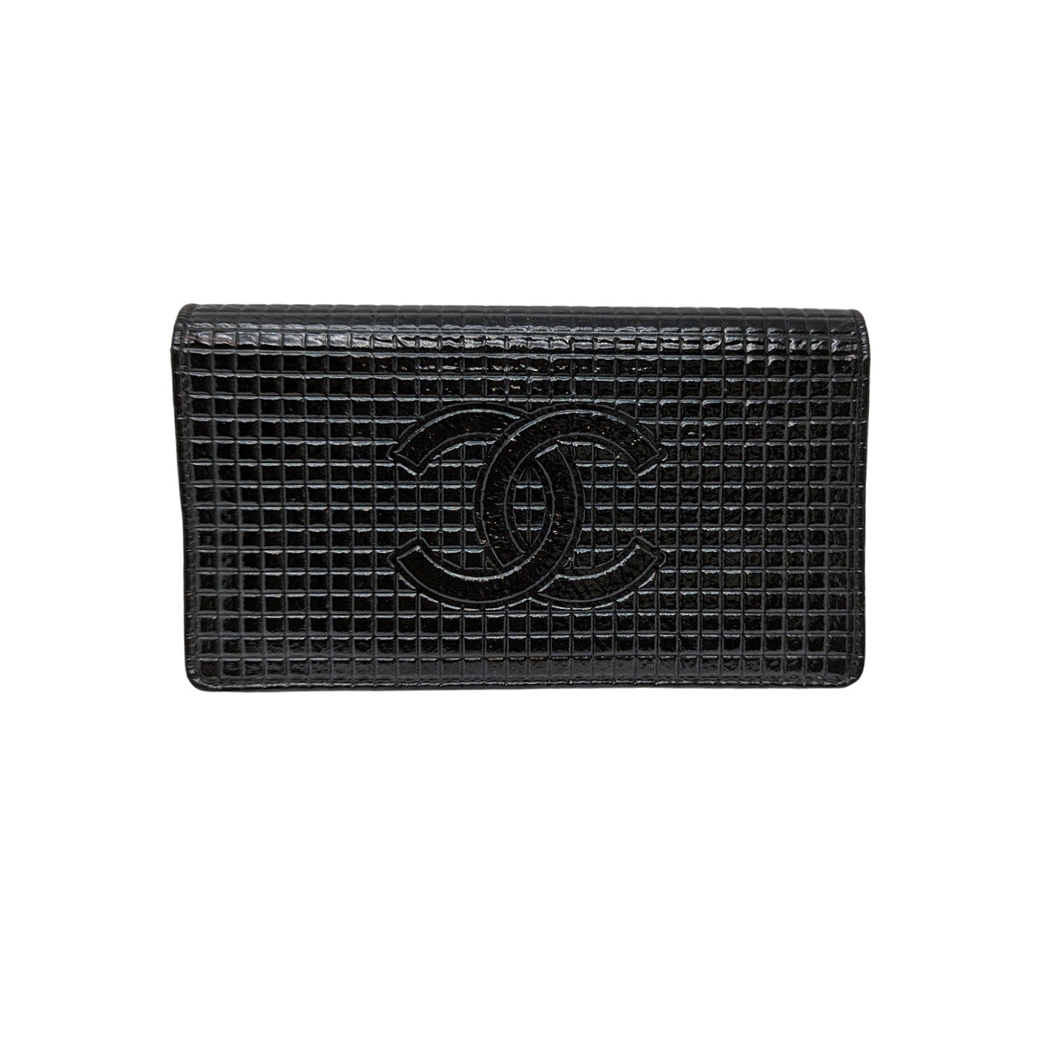 Chanel Micro Chocolate Bar Coco Mark Long Wallet