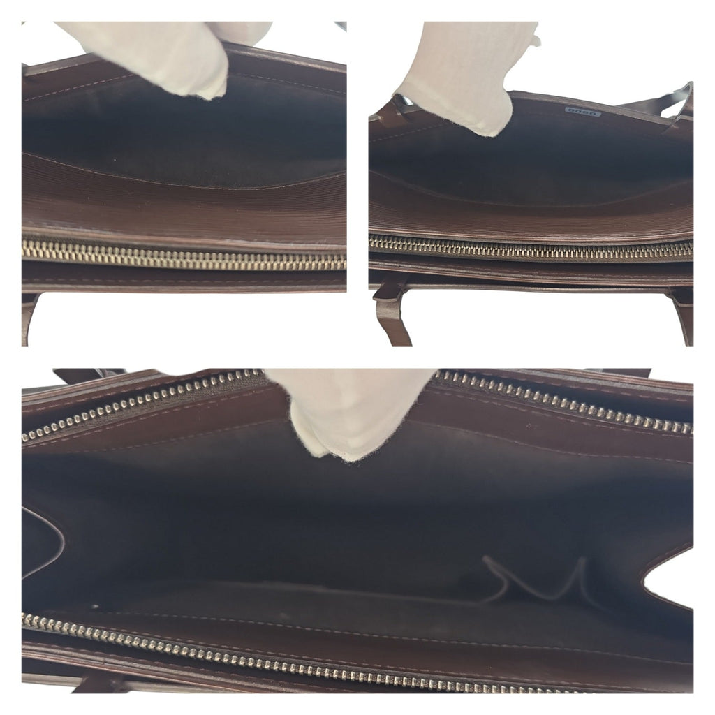 Louis Vuitton Vintage EPI Croisette PM Tote Moka