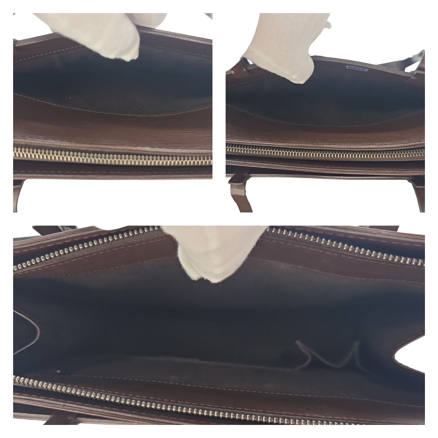 Louis Vuitton Vintage EPI Croisette PM Tote Moka