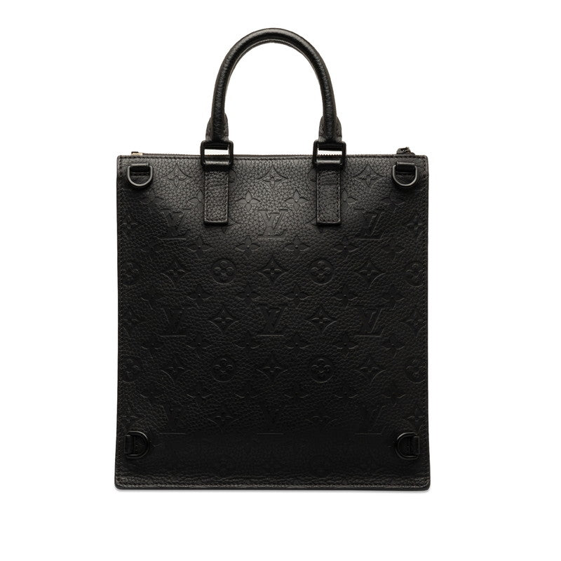 Louis Vuitton Monogram Implant Sakura Messenger Tote Bag 2WAY M55924 Black PVC Leather  Louis Vuitton