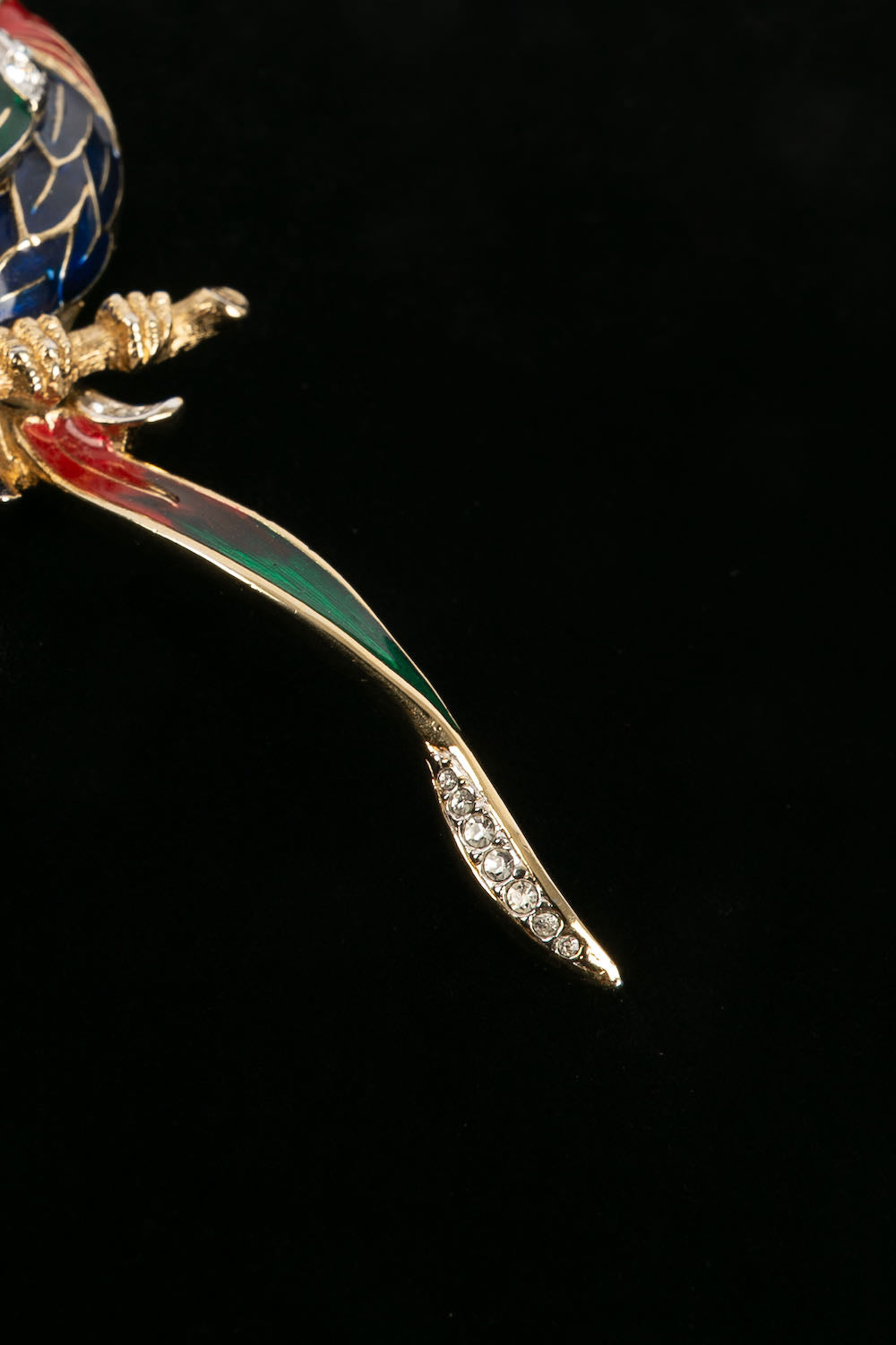 Broche "perroquet"
