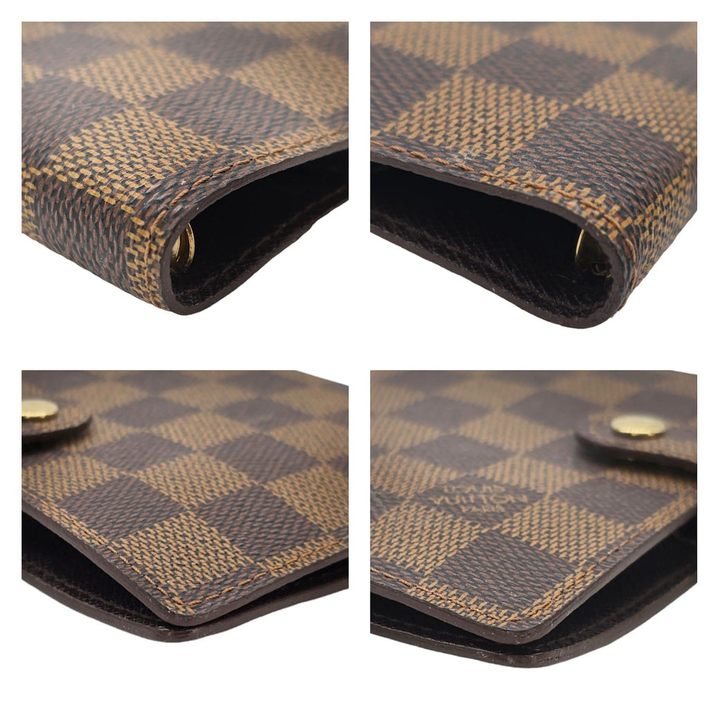 Louis Vuitton Damier Ebene Small Ring Agenda Cover