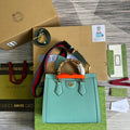 gg Diana Small Tote Bag Light Blue For Women, Women’s Bags 11in/27cm gg