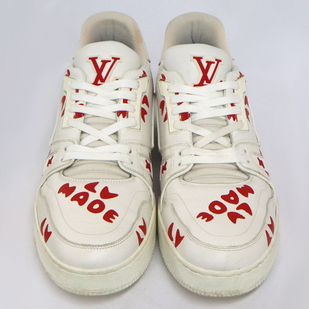 Louis Vuitton NIGO LV Trainer Line Trainers 9 27.5cm White Red  Shoes