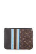 Louis Vuitton Monogram Stripe Pouchette Plate MM