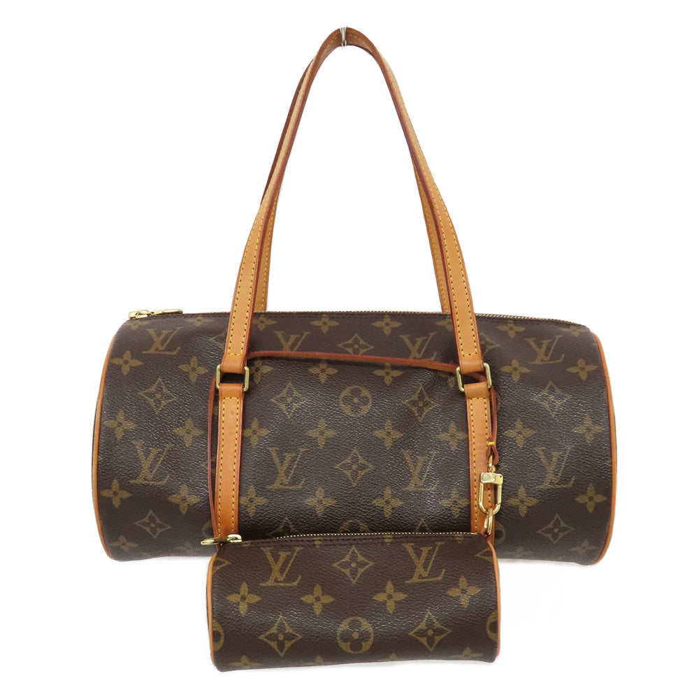 Louis Vuitton 30 Monogram M51385 Handbag Brown Numea Leather Monogram Canvas   Portefolio