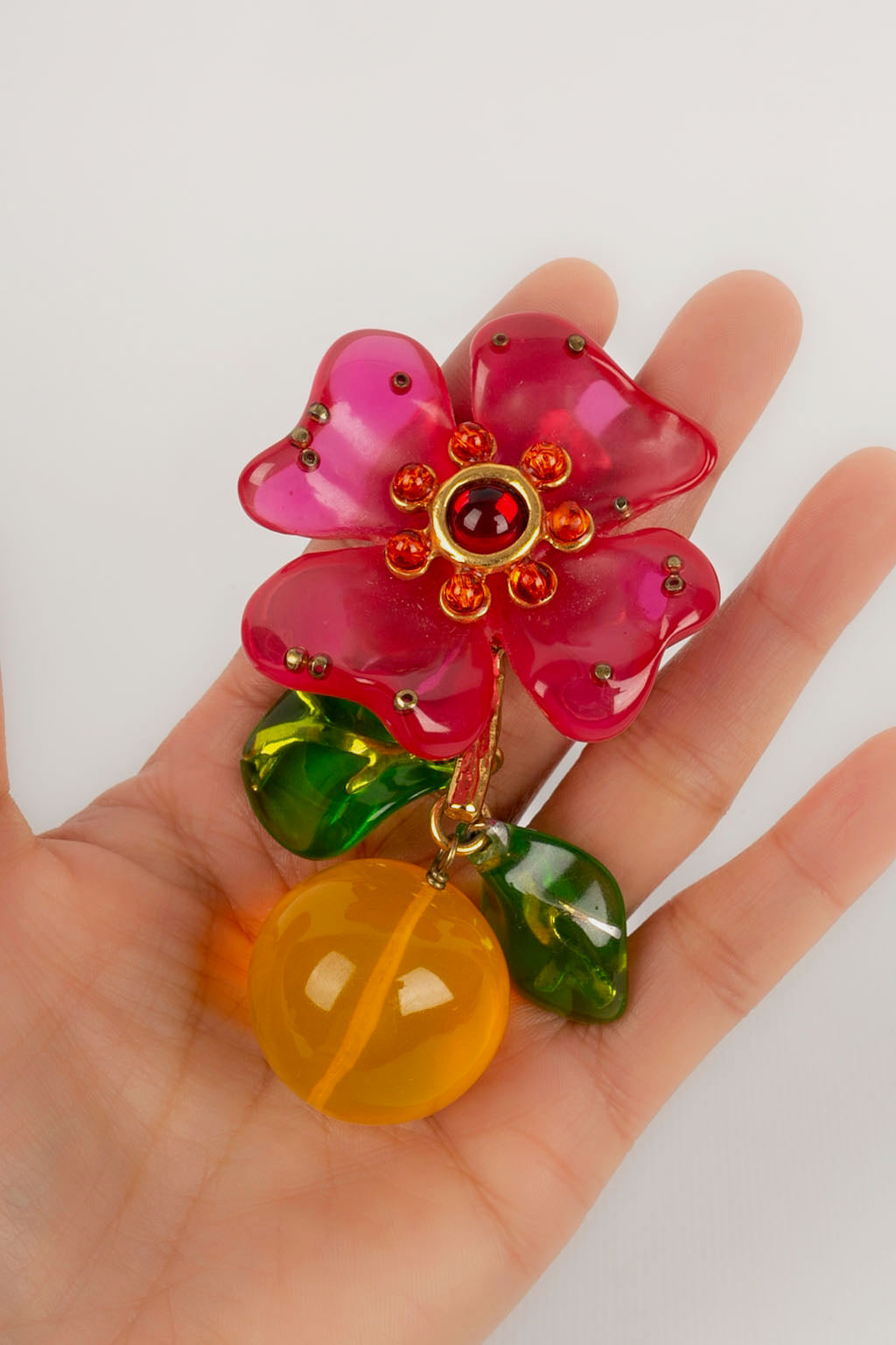 Broche "Fleur" Christian Lacroix