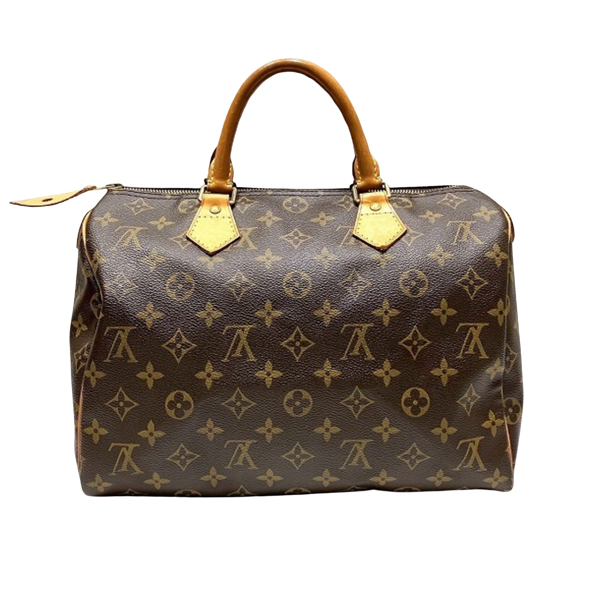 Louis Vuitton Speedy 30  Canvas Tote Bag ()