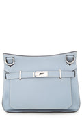 HermÃƒÆ’Ã‚Â¨s Jypsiere 28cm Clemence in Blue Jean Cross-Body