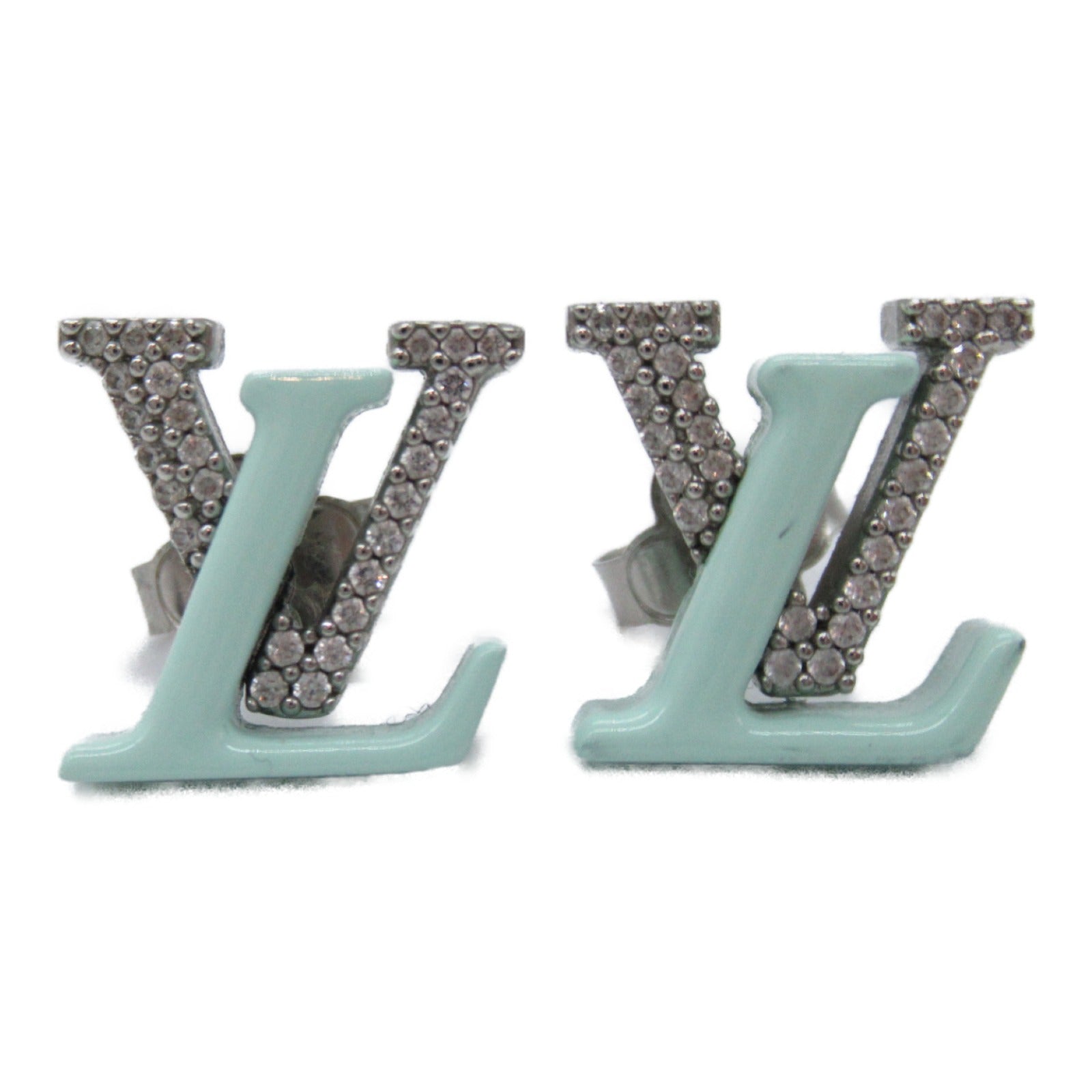 Louis Vuitton Louis Vuitton Logo Pias Jewelry GP   Blue MO1137
