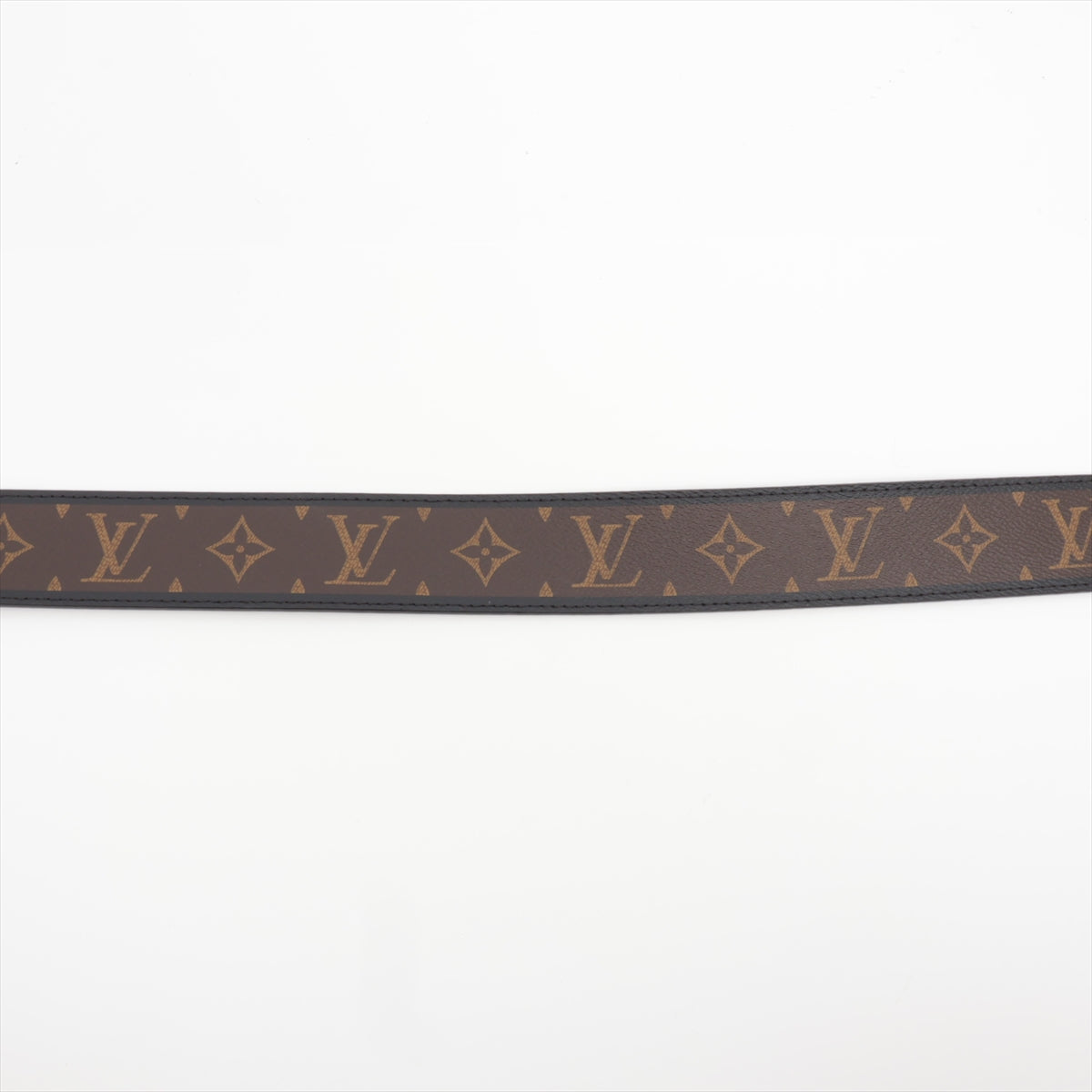 Louis Vuitton M9007 Sanctuary Riverso CT2176 Belt 110 PVC  Leather Black × Brown