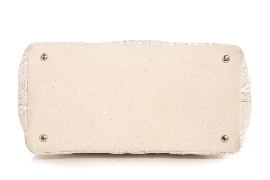 Oscar de la Renta Off White Tote