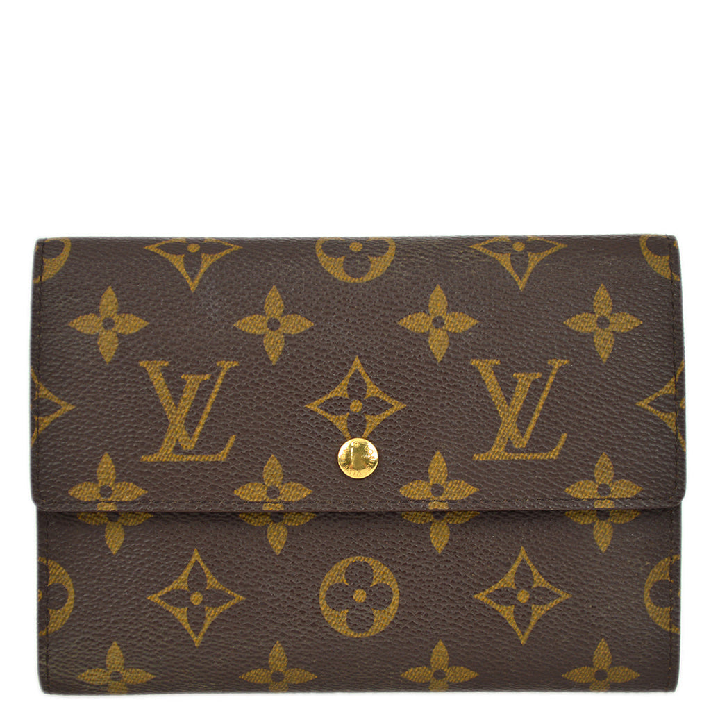 Louis Vuitton 2001 Monogram Porte Tresor Etui Papier M61202