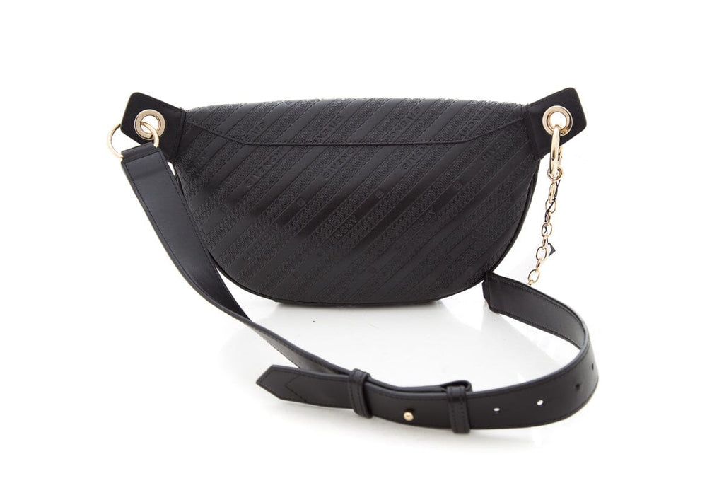 Givenchy Black Logo Embossed Belt Bag