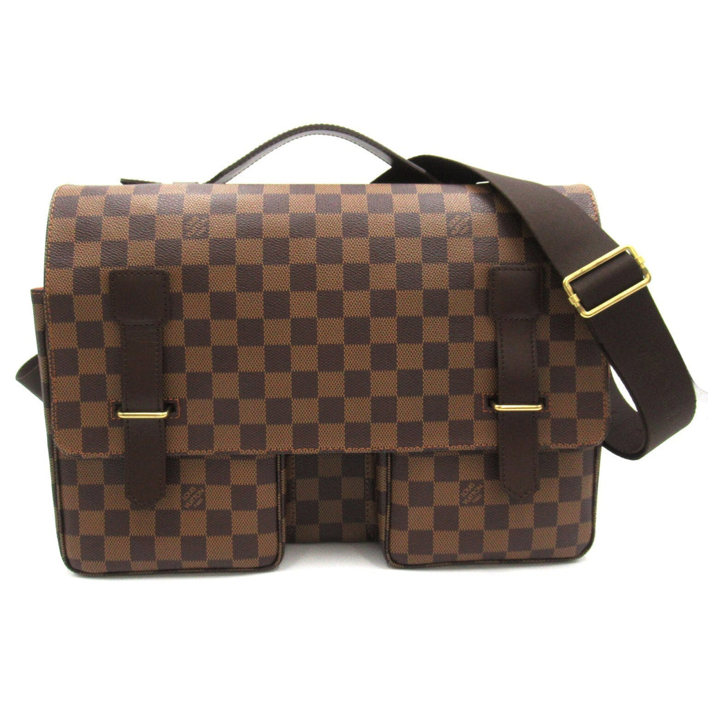 Louis Vuitton Broadw Shoulder Bag PVC coated canvas Damiens Brown N42270