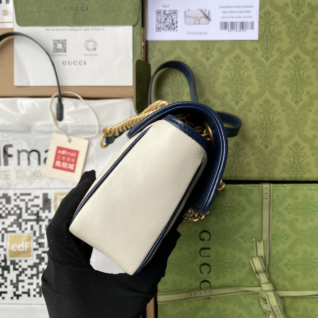 Glami Marmont MatelassÃƒÂ© Mini Bag  White For Women 9in/22cm Glami