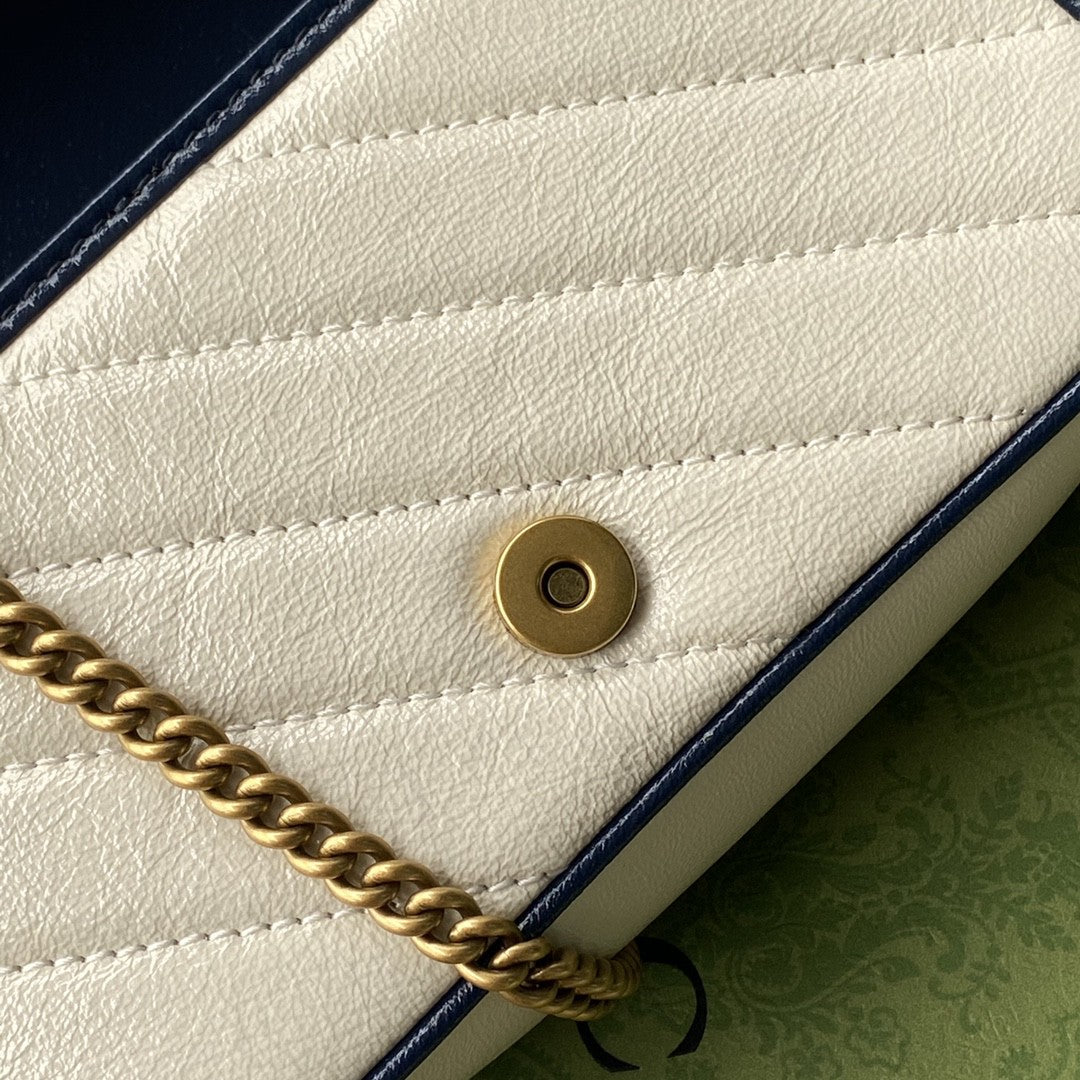 Glami Marmont Super Mini Bag White For Women 6in/16cm Glami