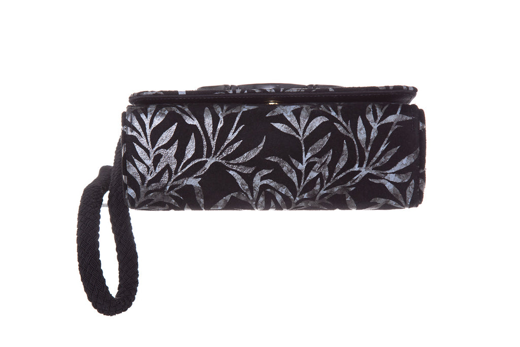 Rafael Sanchez Vintage Black Printed Shoulder Bag